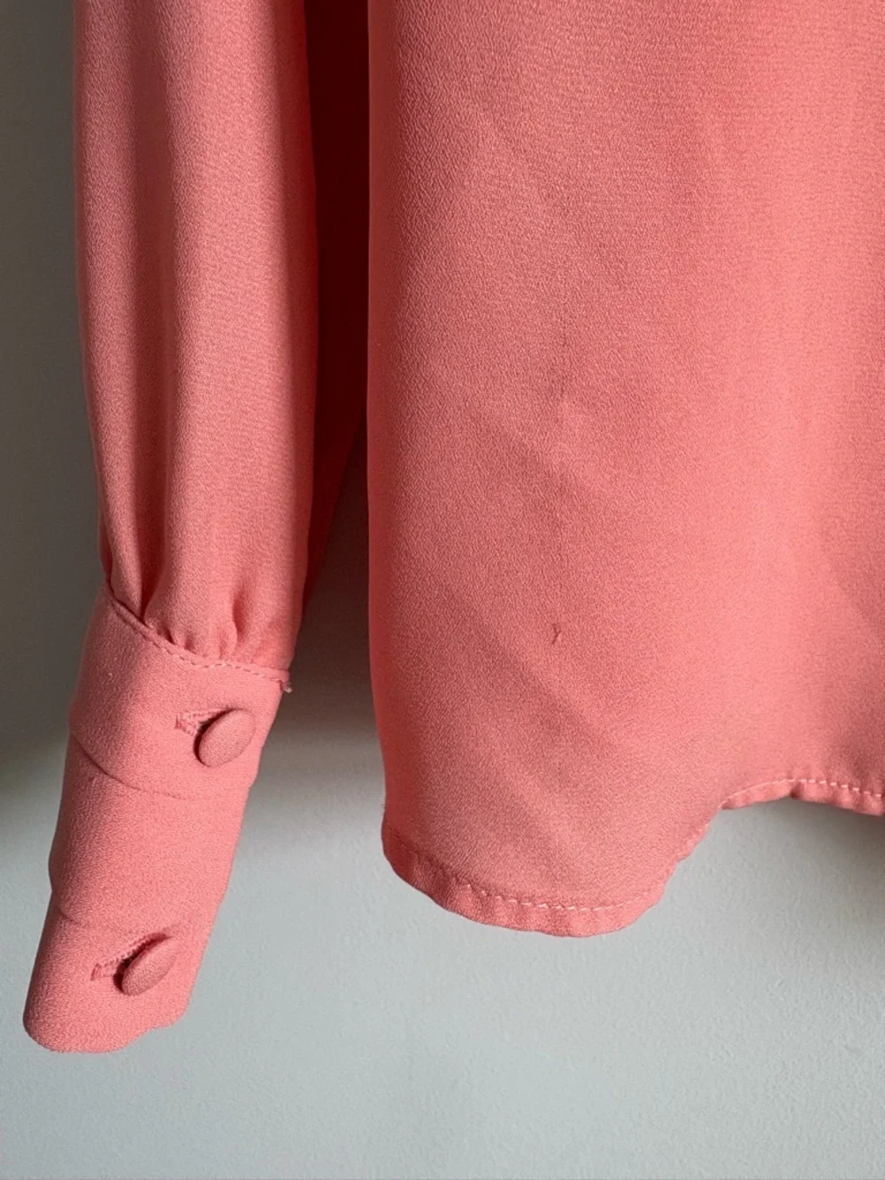 Scotch & Soda Maison Scotch Pleat-Front Blouse | Size Medium - Picture 7 of 7